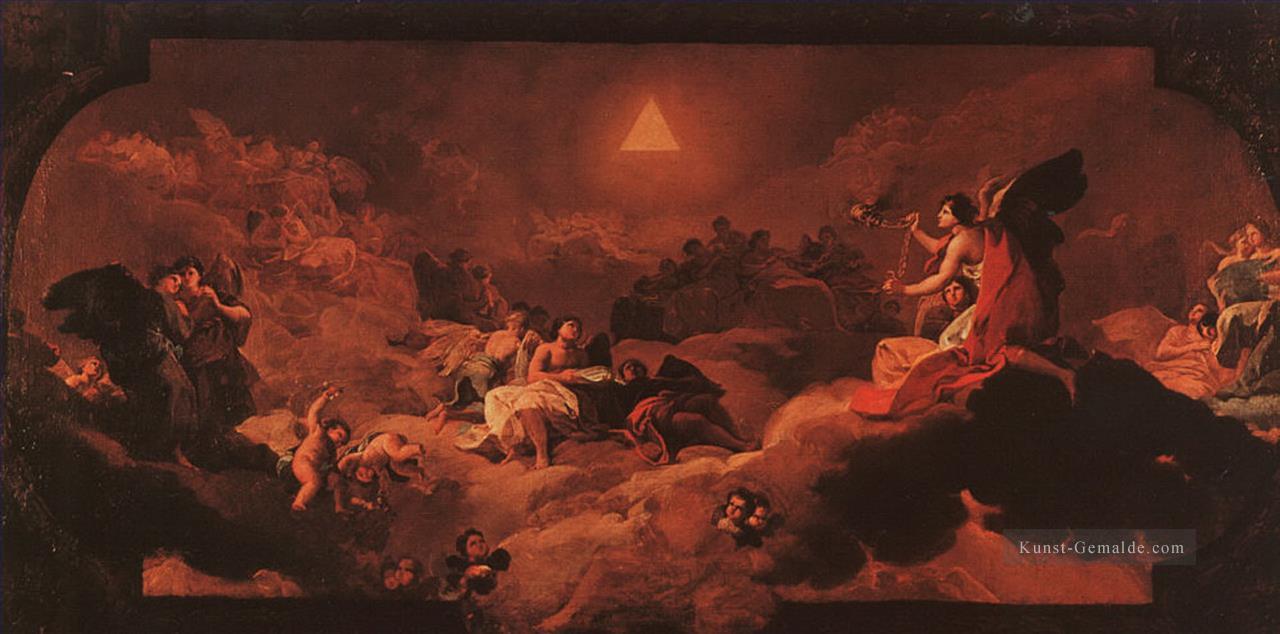 Die Anbetung der Name des Herrn Francisco de Goya Ölgemälde